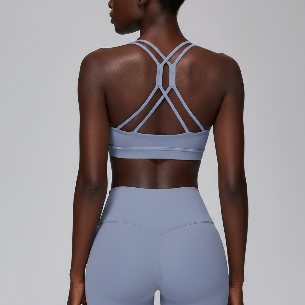 Blue Sports Bra