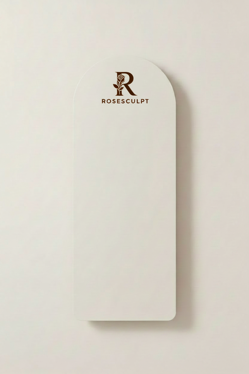 RoseSculpt Cream Mat Chocolate Brown Logo